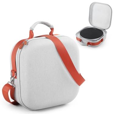 Imagem de Estojo rígido para alto-falante doméstico Harman Kardon Onyx Studio 9, bolsa protetora de EVA para armazenamento de viagem com alça de ombro para alto-falantes portáteis (branco)