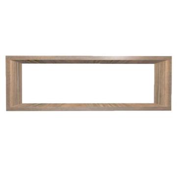 Imagem de Nicho retangular 80x20x15 madeirado para sala decoração cozinha quarto