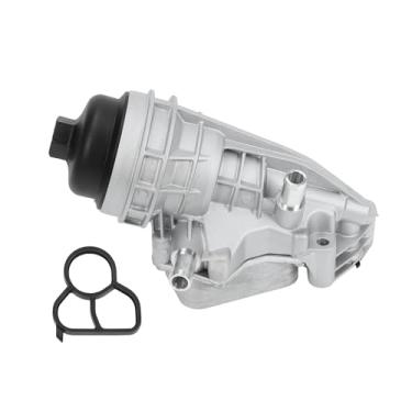 Imagem de ACROPIX Conjunto de carcaça do filtro do refrigerador de óleo de alumínio para Volkswagen Passat Jetta Golf GTI Refrigerador de óleo do motor com junta para Audi A3 A4 TT TTS 2006-2008 Nº 06F115397K