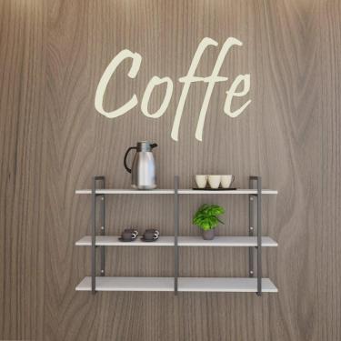 Imagem de Prateleira Industrial Cozinha Pratileira Branco Estante Nicho Industrial Estante Mdf Nichos Cozinha