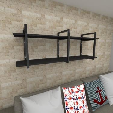 Imagem de Prateleira Sala Pratileira Prateleira Industrial Prateleira Industrial Quarto Estante Infantil