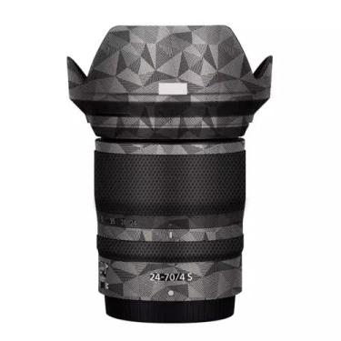Imagem de Camerea Lens Skin Anti-Scratch Sticker for Nikon Z 24-70mm F4S Coat Vinly Protetor Corporal Película Protetora Decalques Capa 24-70 4 (Triângulo Titânio)