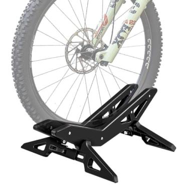Imagem de MAOMCIAI Suporte De Bicicleta Fat Tire, Chão Portátil, Bicicletário, Ajustável, Armazenamento Bicicletas 20" A 29" Para Mountain Bikes, Estrada, Bicicletário Garagem, Independente Estacionamento Em
