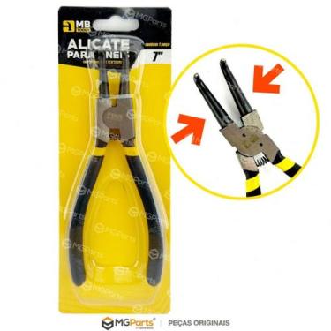 Imagem de Jogo 4 Alicate para Anéis Profissional Trava Extrator Interno e Extern