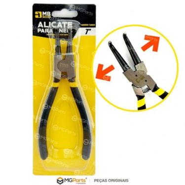 Imagem de Jogo 4 Alicate para Anéis Profissional Trava Extrator Interno e Extern