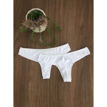 Imagem de Calcinha fio duplo. - Nobreza Real Lingerie, Branco, 44