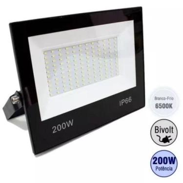 Imagem de Refletor Led 200W Bivolt Luz Branco Frio - Atena