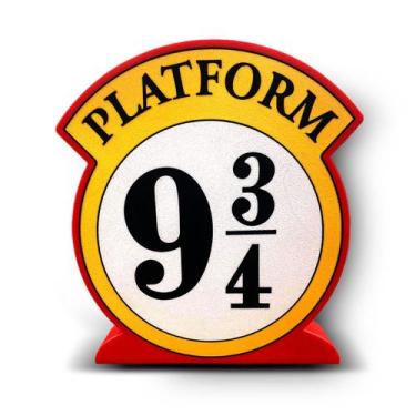 Imagem de Luminaria Light Box Harry Potter Platform 9 3/4 Decoração 3D - OntheLi