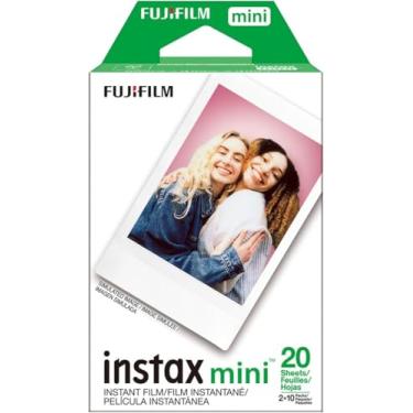 Imagem de Fujifilm INSTAX Mini filme instantâneo pacote com 2 = 20 folhas (branco) para câmeras Fujifilm Mini 8 e Mini 9, modelo: 4332059078