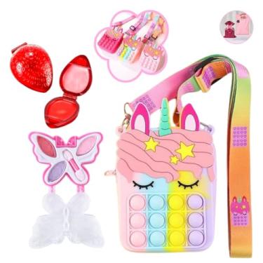 Imagem de Maquiagem Infantil Kit De Criança Make Linda Com Embalagem de Presente
