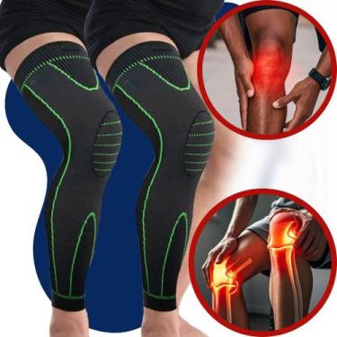 Imagem de Kit Joelheira Ajustável Proteção para Luxação, Ligamentos, Artrite e A