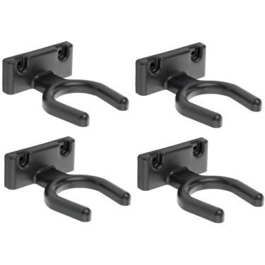 Imagem de Kit 4 Suportes de Parede Ajustáveis para Violão, Ukulele, Cavaco e Guitarra – Preto Reforçado Universal