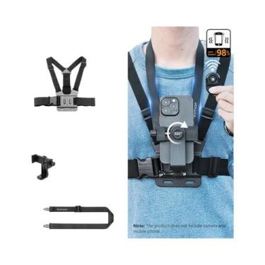 Imagem de Suporte De Peito Para iPhone Gopro Insta360 DJI Vamson Para Câmeras De