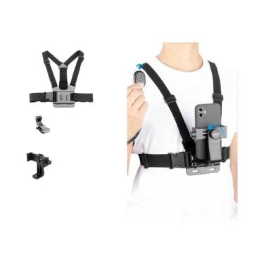 Imagem de Suporte De Peito Para iPhone Gopro Insta360 DJI Vamson Para Câmeras De
