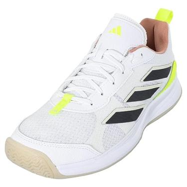 Imagem de adidas Tênis feminino Avaflash, Branco/preto/limão lúcido, 7