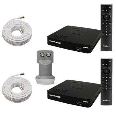 Imagem de Kit Receptor Digital Banda C/ku Full Hd B7