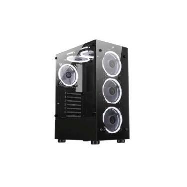 Imagem de Gabinete Gamer Rise Mode Glass 06X Mid Tower Vidro Temperado USB 3.0 S