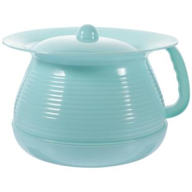Imagem de JECOMPRIS Vaso Sanitário Portátil Com Tampa, Recipiente Para Urina, Balde Xixi, Cuspidor Uso Doméstico, Hospital, Adultos, Idosos, Grávidas, Carro, Viagem, Cor Aleatória