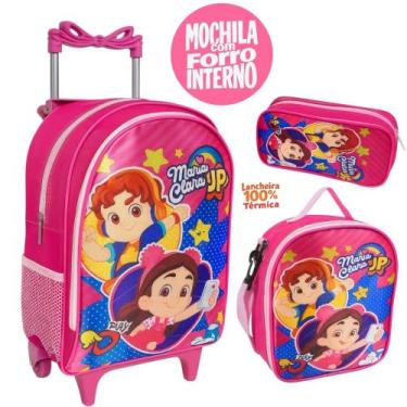 Imagem de Mochila Infantil Rodinhas Maria Clara & Jp - Sem Marca