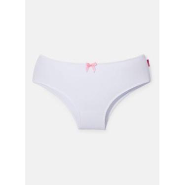 Imagem de Calcinha Boneca Cotton Basica Teen 040500333 Puket, Branco, 10