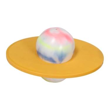 Imagem de MotiveTech Bola Quicando para Crianças, Exercício de Desenvolvimento de Habilidades de Coordenação, Bola de Equilíbrio para Meninos E Meninas, Amarelo