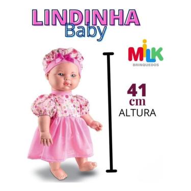 Imagem de Boneca Grande Lindinha Baby Milk Brinquedos 612