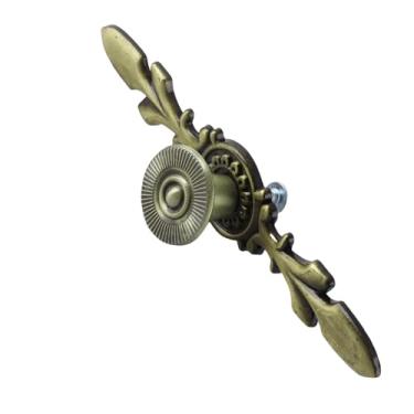 Imagem de Maçaneta do Armário Gaveta de Móveis Retro Europeu Liga de Zinco Puxar para Caixa de Jóias Caixas de Madeira Com Cor Opcional (Pequeno conjunto de antigo verde)