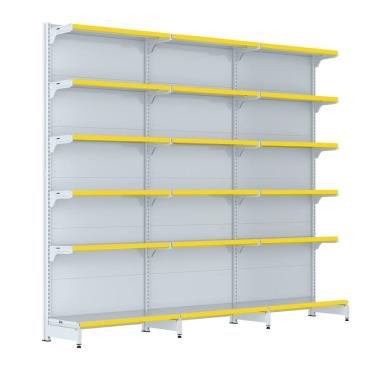 Imagem de Gondola Parede 202 Fit Farmacia Ate 3 Metros Branco Pe Amare