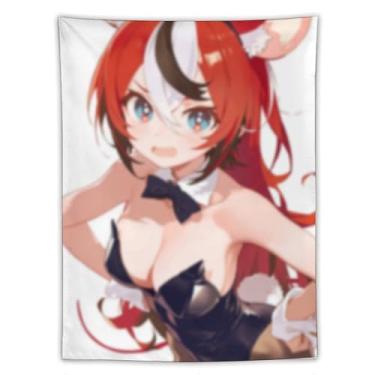 Imagem de LIEGBMEU Tapeçaria Sexy Hot Anime Girl 152.4 cmx203.2 cm Wall Quilt Art Whimsical Tapestry DecorationAF346