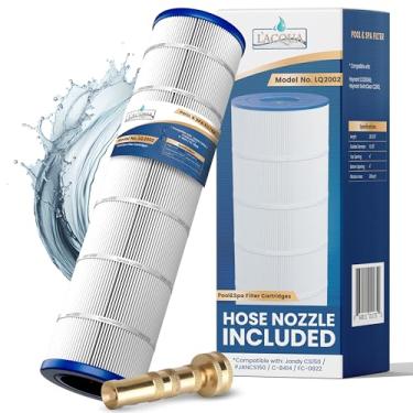 Imagem de LACQUA Cartucho de filtro de piscina LQ2002 para Jandy CS200, R0462400, PJANCS200, Unicel C-8418, Filbur FC-0823, Ultral-B9, Aladdin 35002. Bocal de mangueira incluído