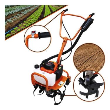 Imagem de Motocultivador Gasolina C/ Enxadas E Rodas Vulcan Vmc360s 4t