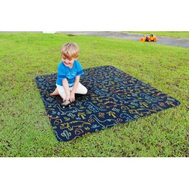 Imagem de Tapete Infantil Emborrachado Tipo Pracinha 130x150cm – Antiderrapante, Impermeável, Colorido e Seguro
