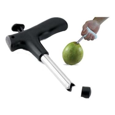 Imagem de Fura Coco Furador Perfurador Manual Abridor Rápido Inox - Coisaria