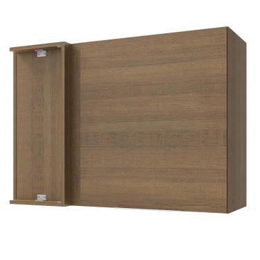 Imagem de Armário Aéreo de Canto Madesa Stella 1 Porta - Rustic