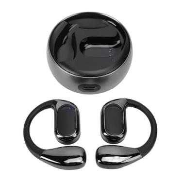 Imagem de Cryfokt Fones de Ouvido de Tradução, Controle de Aplicativos Admite 74 Idiomas 70 Atos Tradução Fones de Ouvido Redução do Ruído do Gancho para Comunicar Chamadas Telefônicas Musicais (Preto)