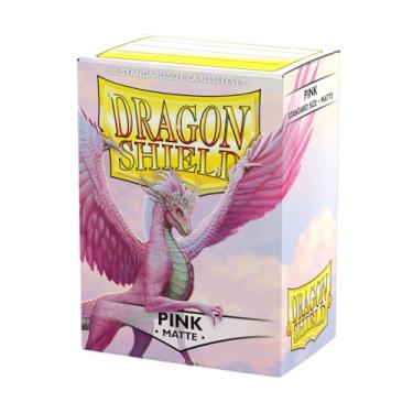 Imagem de Arcane Tinman AT-11012 Dragon Shield Sleeves Matte Card Game, Pink