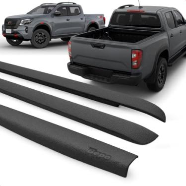 Imagem de Kit Protetor de Borda Aba Lateral e Tampa Traseira da Caçamba Frontier Cabine Dupla 2023 a 2025