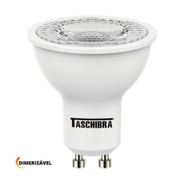 Imagem de Lâmpada Led Dicroica Mr16 Tdl 7w Dimerizável Taschibra 2700k Luz Quent