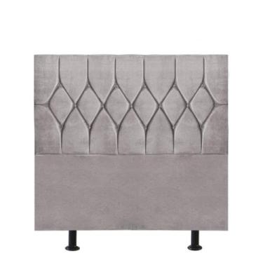 Imagem de Cabeceira Estofada Istambul Capitonê 100cm Solteiro Box Quarto Suede C