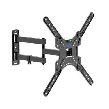 Imagem de ELG Suporte de parede de TV de movimento completo para TVs de 26 a 60 polegadas, suporte articulado de pino único, extensão de 41,9 cm, inclinação +5°/-10°, rotação 90°, VESA 75 × 75–400 × 400