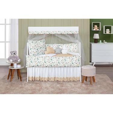 Imagem de Kit Berço Masculino Dino 13 Peças - Bege