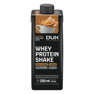 Imagem de Bebida Láctea Whey Protein Shake Dux 15g de Proteína Sabor Café com Leite  250ml