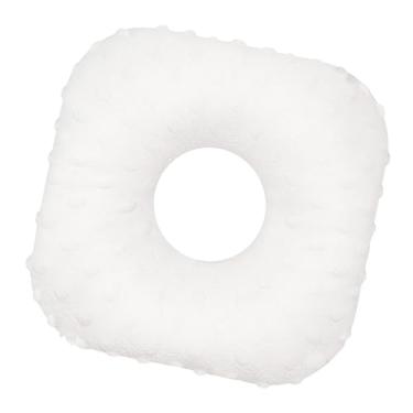 Imagem de ＫＬＫＣＭＳ Travesseiro protetor de orelha para piercing de orelha, leve, confortável, respirável, ergonômico, portátil, protetor auricular com furo, Branco