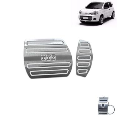 Imagem de PEDALEIRA AUTOMÁTICO FIAT UNO 2013 A 2020 2 portas AÇO INOX