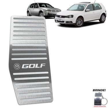 Imagem de Descanso de Pé Em Aço Inox Prata Volkswagen Golf 1999 A 2013
