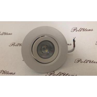 Imagem de Luminária Embutir Spot 3w Inclinável Branco Frio Cozinha Redondo - CBC