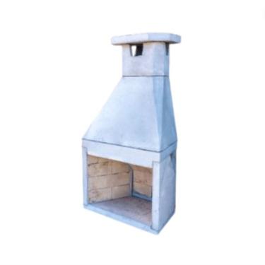 Imagem de Lareira Reta 0,80M Completa