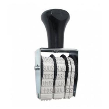 Imagem de Carimbo Datador 5mm - Giratório Manual - Data Kanji - Datador Manual G