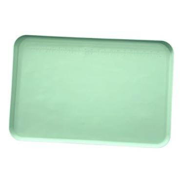 Imagem de IEUDNS Tapete de pintura de silicone Tapete de silicone para arte Artesanato Antiderrapante Jogo Americano de Tinta Antiaderente, Verde