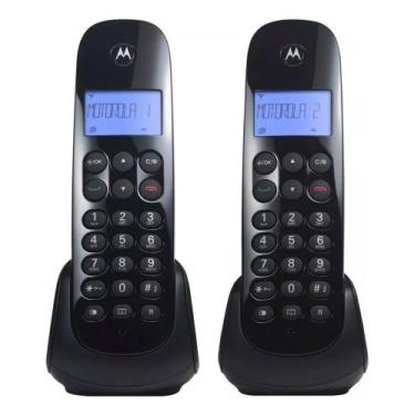 Imagem de Kit 2 Telefone Ramal Sem Fio Digital Motorola - Moto700-mrd2